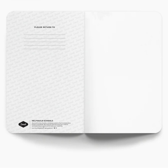 Denik Peach Mushrooms Classic Layflat Lined Notebook, NWOT, For Bundles Only - Picture 4 of 8